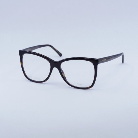 Jimmy Choo JC362 0086 00 Eyeglasses Havana 55mm Butterfly Frame main image 6